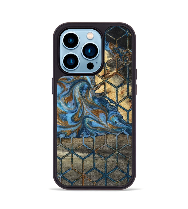 iPhone 14 Pro Wood Phone Case - Baker (Pattern, 790094)