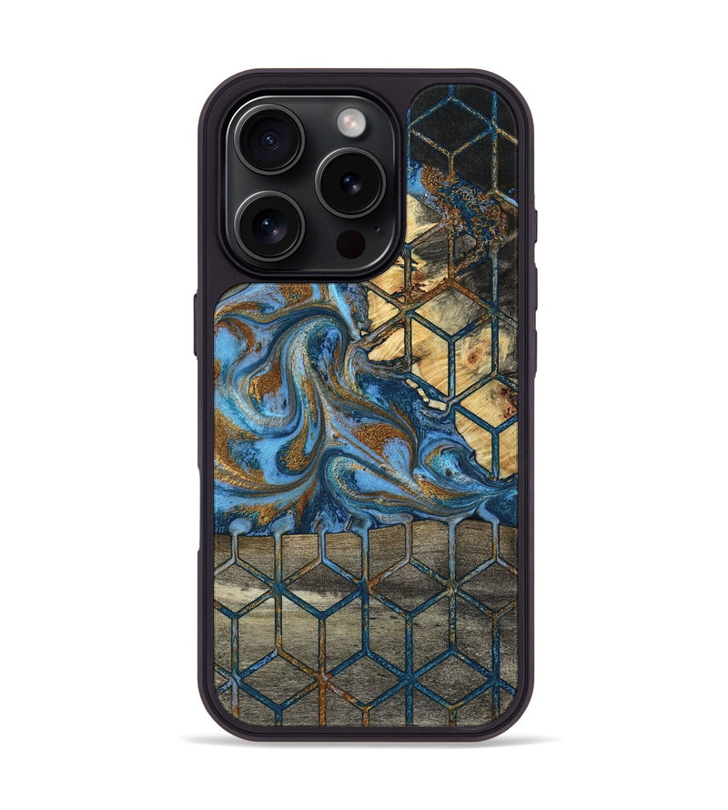 iPhone 16 Pro Wood Phone Case - Baker (Pattern, 790094)