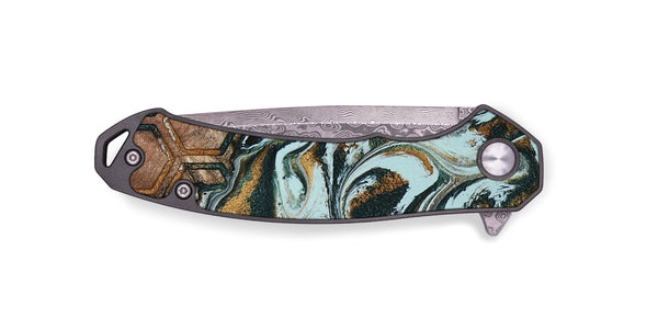 EDC Wood Pocket Knife - Florian (Pattern, 790101)