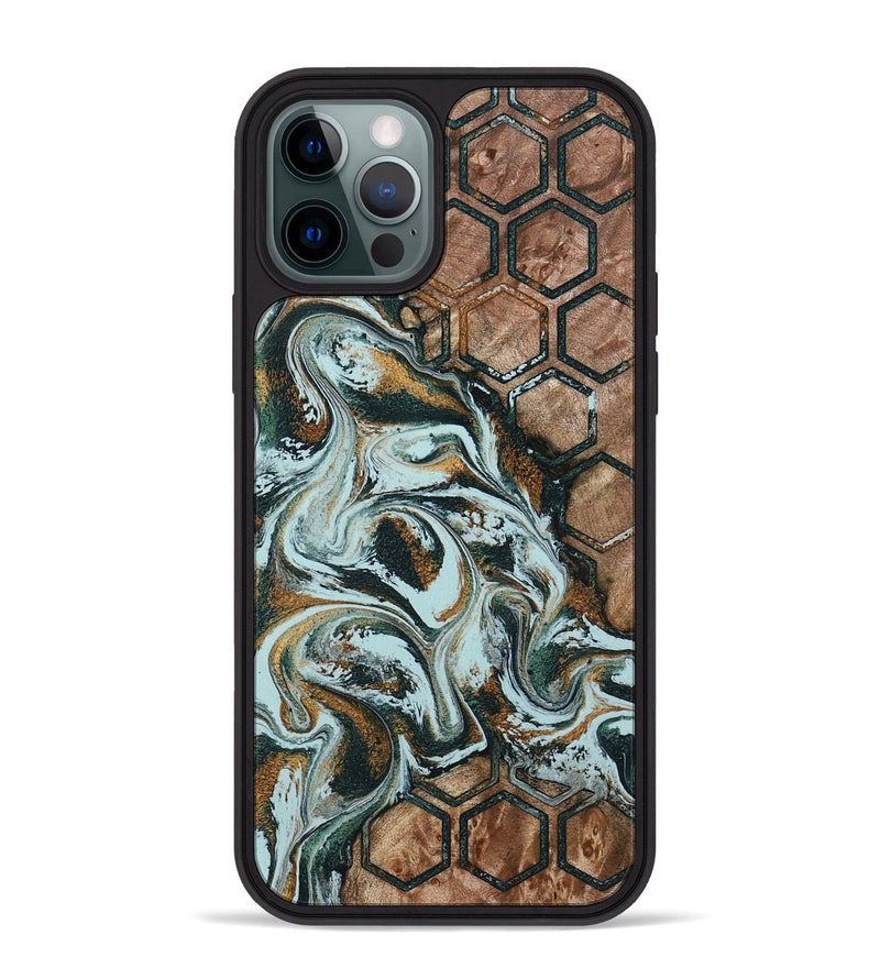 iPhone 12 Pro Max Wood Phone Case - Florian (Pattern, 790101)
