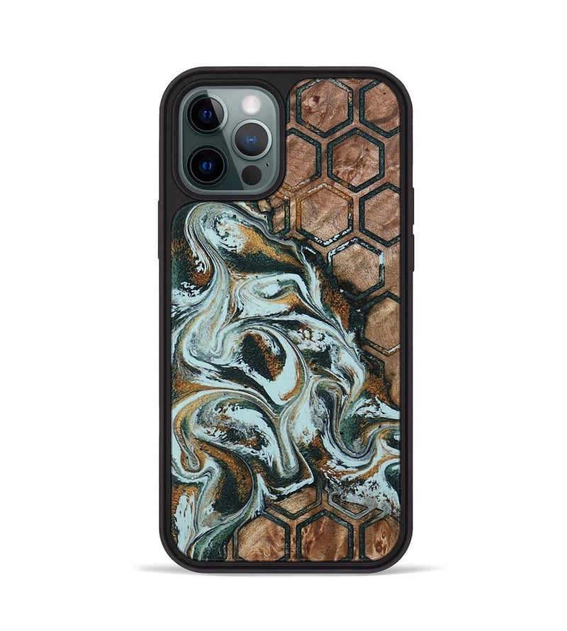 iPhone 12 Pro Wood Phone Case - Florian (Pattern, 790101)