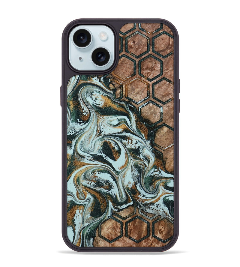 iPhone 15 Plus Wood Phone Case - Florian (Pattern, 790101)