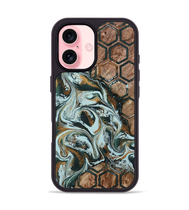 iPhone 16 Wood Phone Case - Florian (Pattern, 790101)