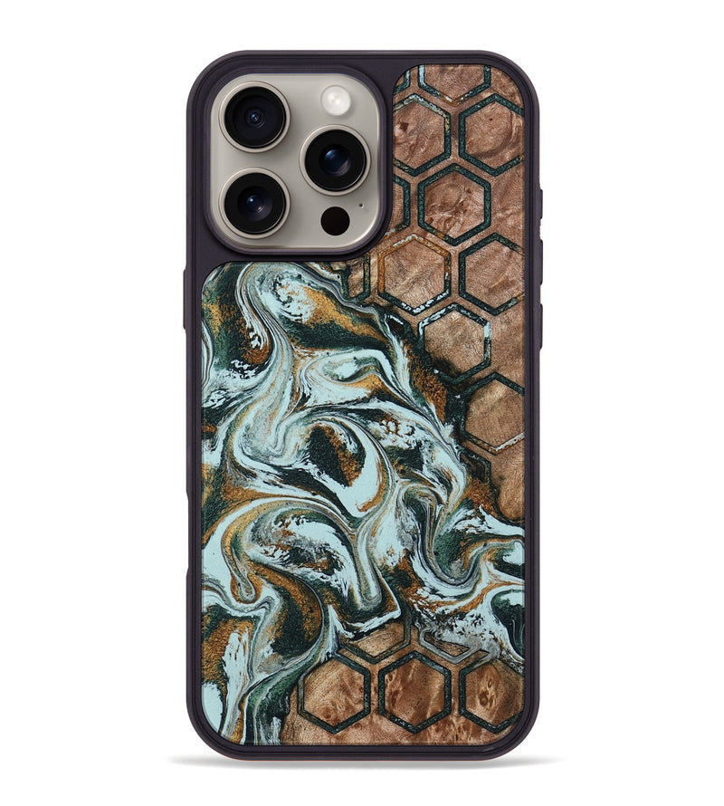 iPhone 16 Pro Max Wood Phone Case - Florian (Pattern, 790101)