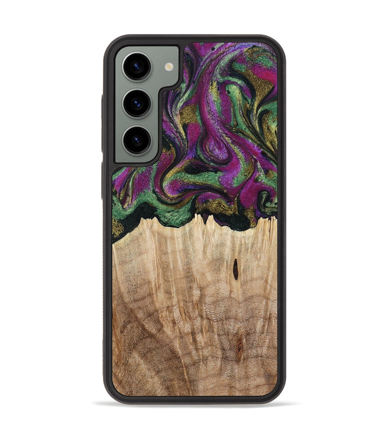 Galaxy S23 Plus Wood Phone Case - Janette (Green, 790118)