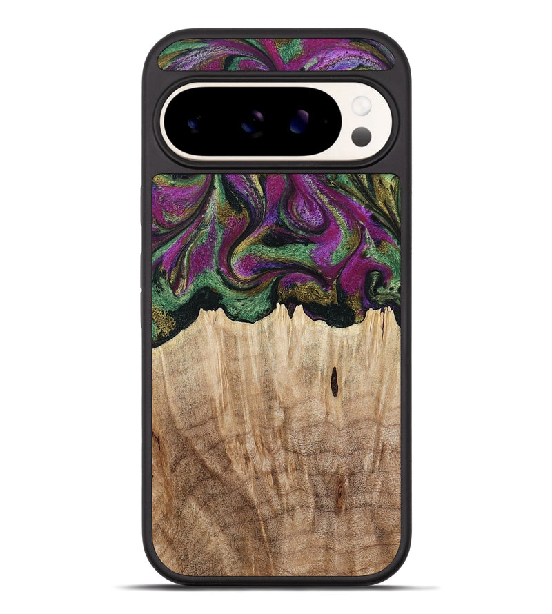 Pixel 9 Pro XL Wood Phone Case - Janette (Green, 790118)