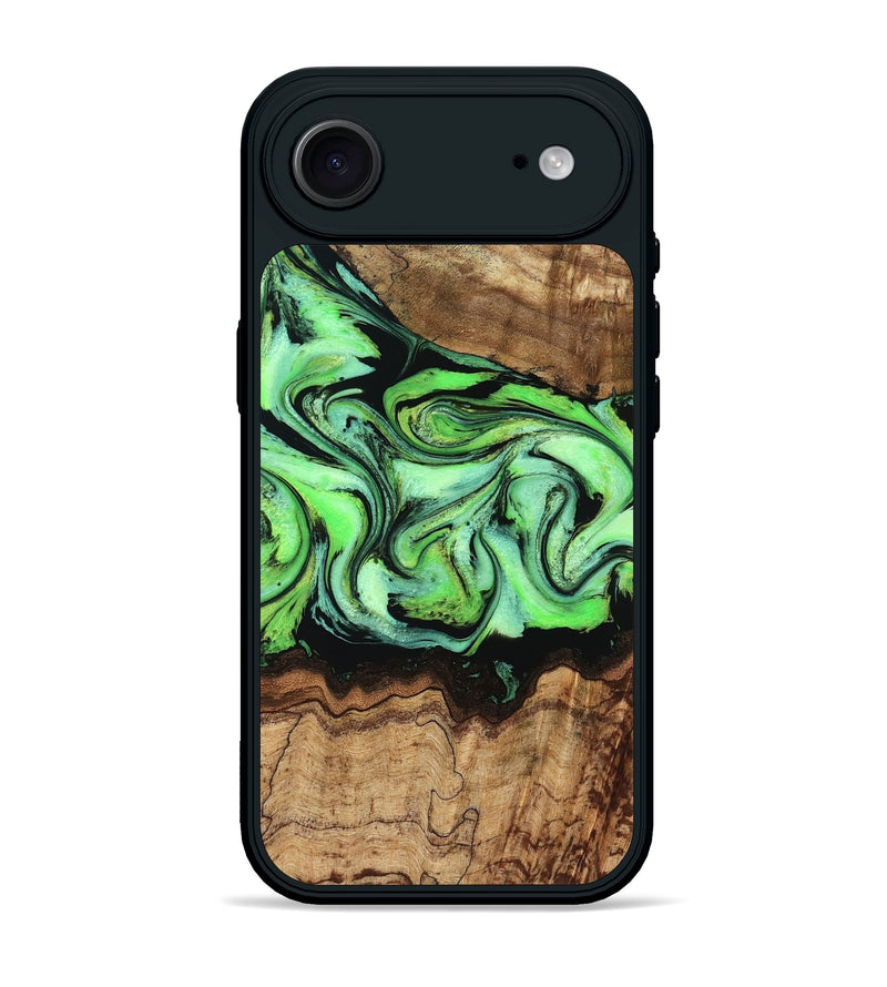 iPhone 17 Air Wood Phone Case - Shelia (Green, 790129)