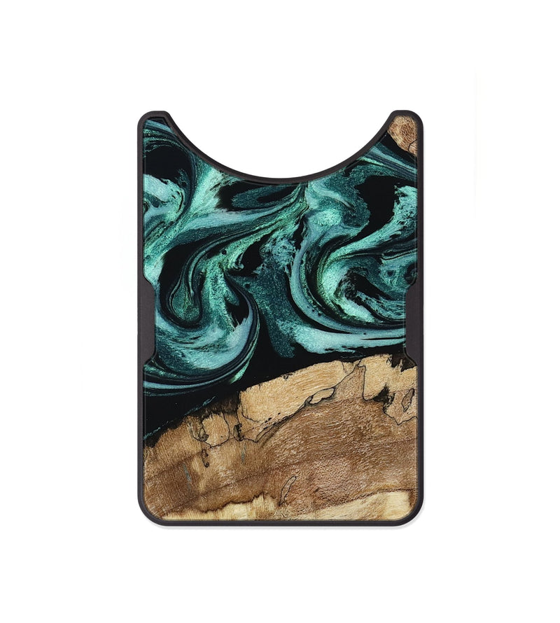 Alloy Wood Wallet - Jadon (Green, 790136)