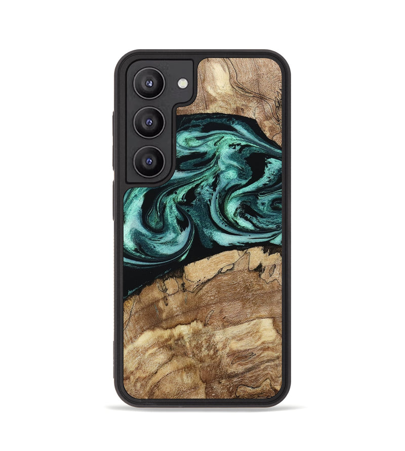 Galaxy S23 Wood Phone Case - Jadon (Green, 790136)