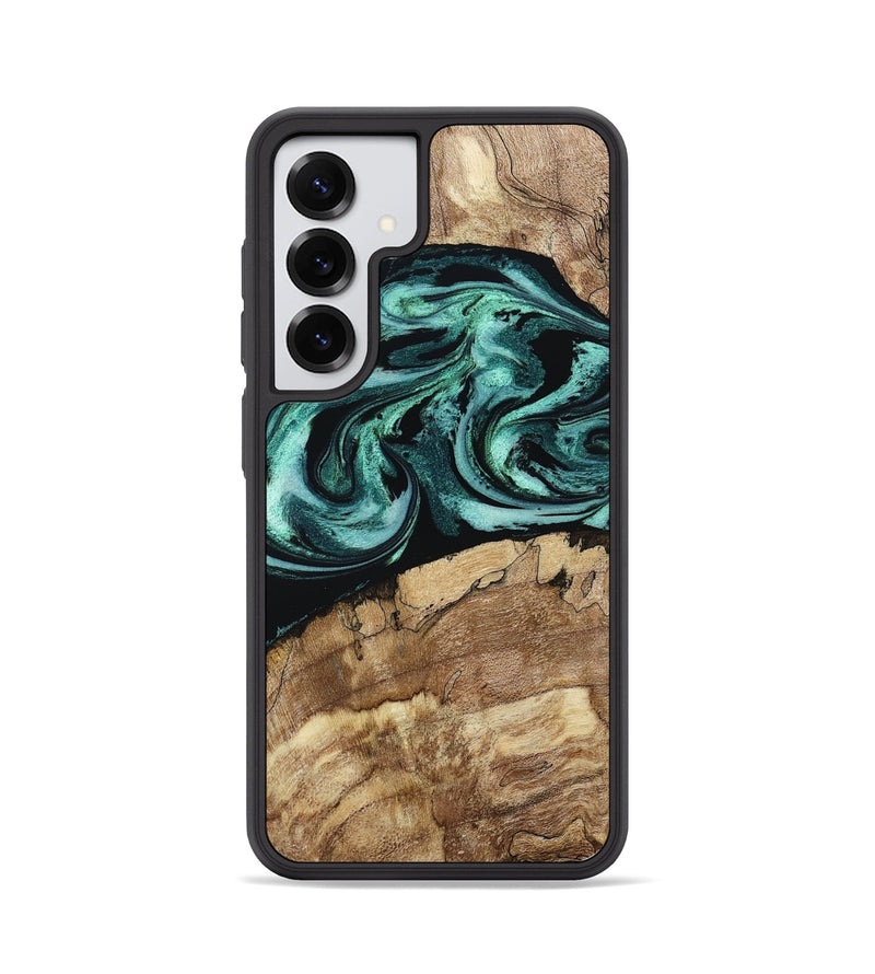 Galaxy S25 Wood Phone Case - Jadon (Green, 790136)