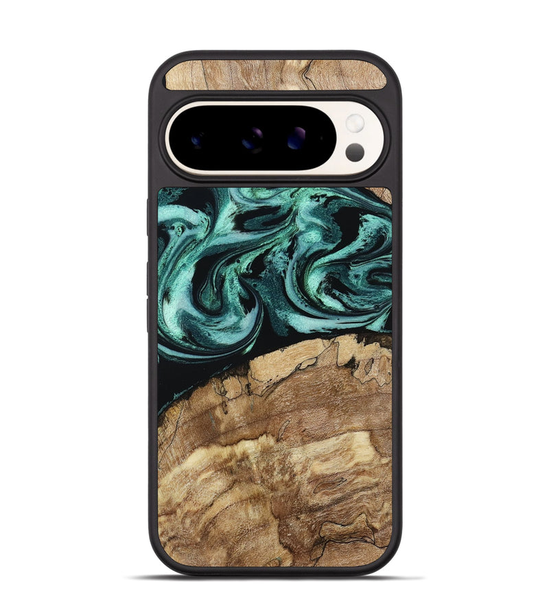 Pixel 9 Wood Phone Case - Jadon (Green, 790136)