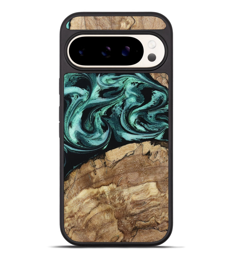 Pixel 9 Pro XL Wood Phone Case - Jadon (Green, 790136)