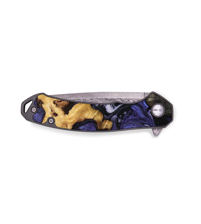 EDC Wood Pocket Knife - Leandro (Purple, 790145)