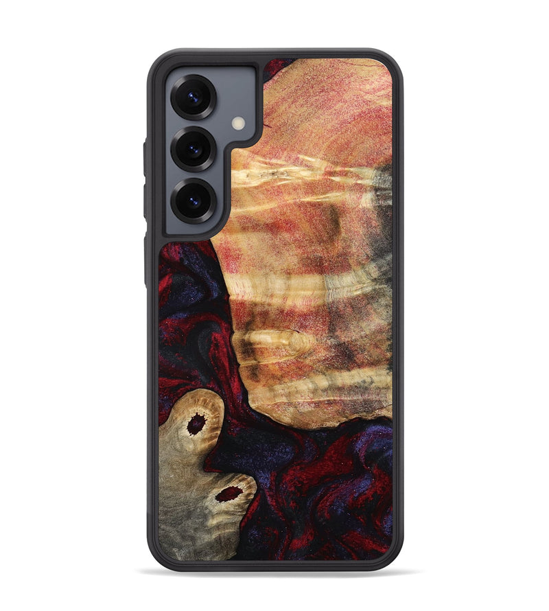 Galaxy S25 Plus Wood Phone Case - Tricia (Red, 790147)