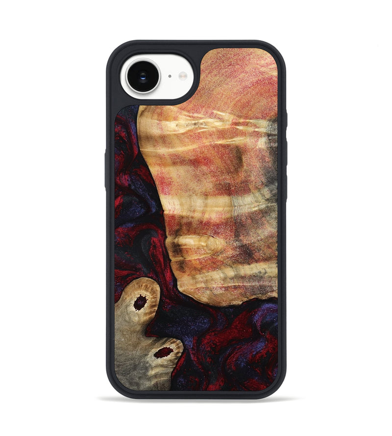 iPhone 16e Wood Phone Case - Tricia (Red, 790147)