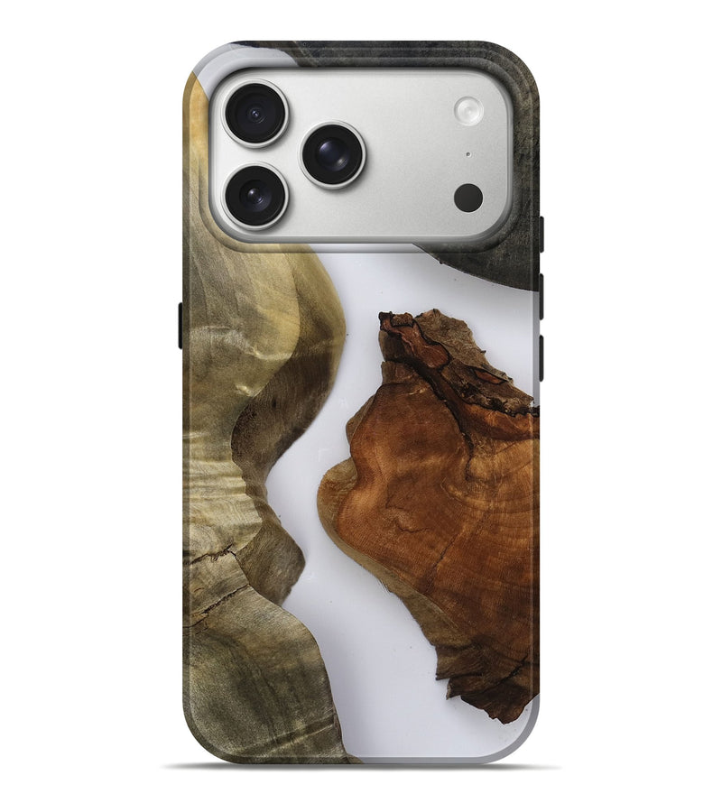 iPhone 17 Pro Max Wood Live Edge Phone Case - Raina (Clear, 790182)