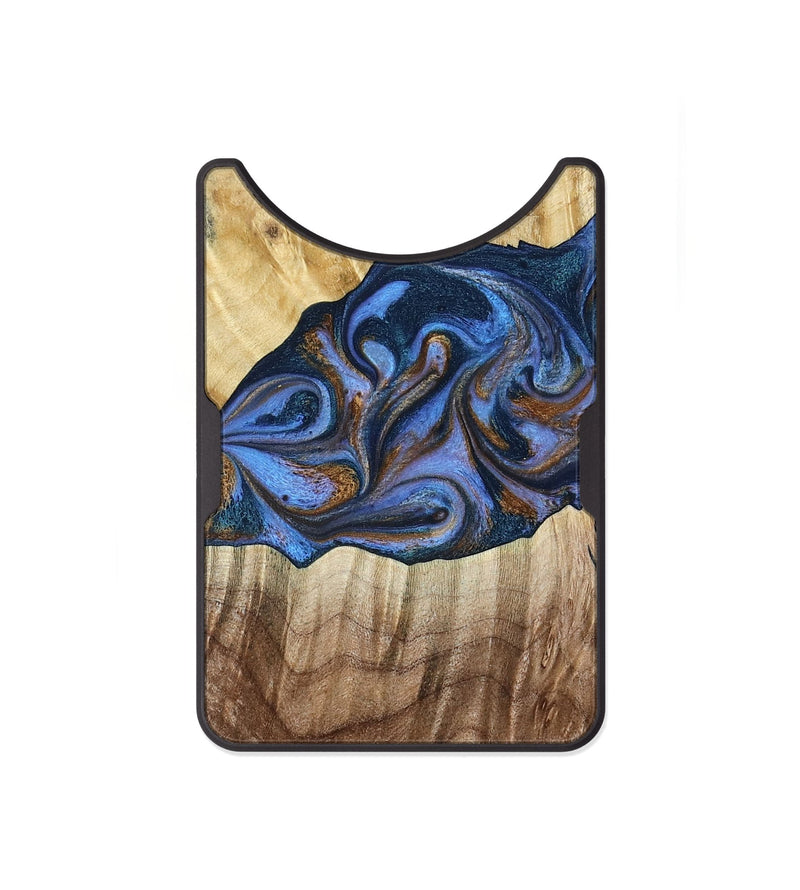 Alloy Wood Wallet - Kerrie (Teal & Gold, 790219)