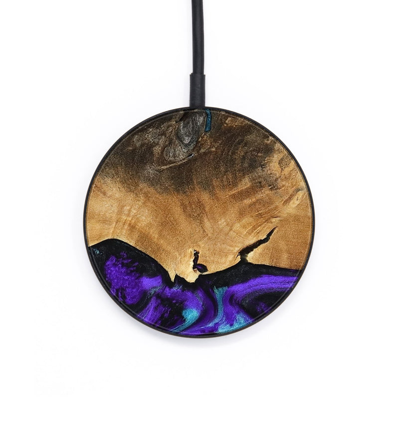 Circle Wood Wireless Charger - Morton (Purple, 790226)