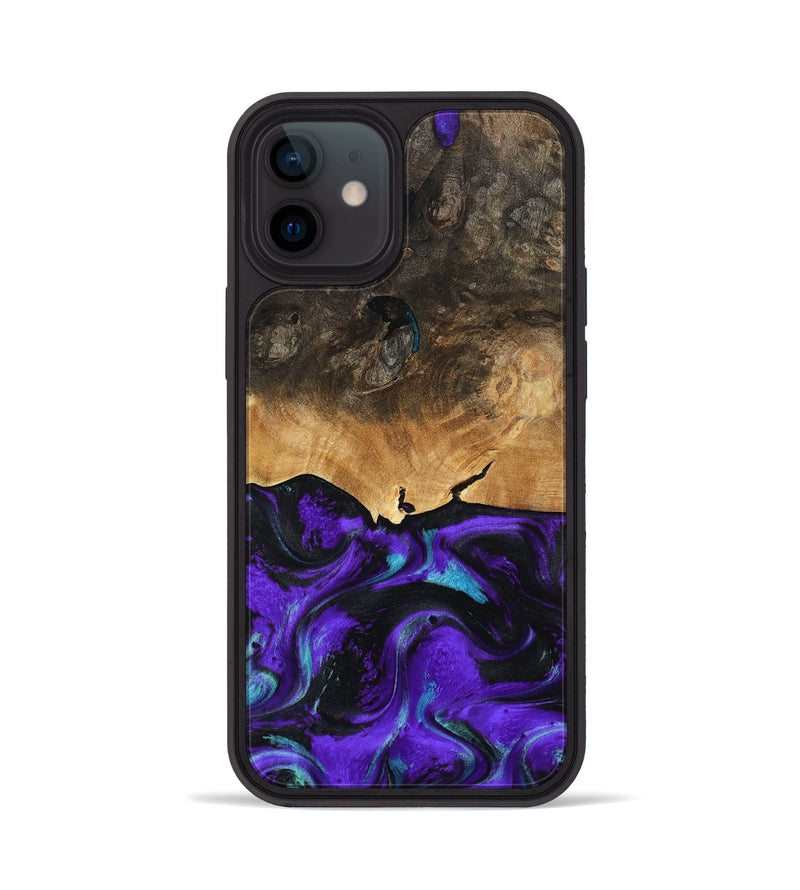 iPhone 12 Wood Phone Case - Morton (Purple, 790226)