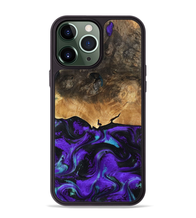 iPhone 13 Pro Max Wood Phone Case - Morton (Purple, 790226)