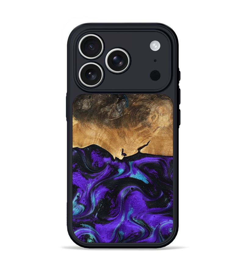 iPhone 17 Pro Wood Phone Case - Morton (Purple, 790226)