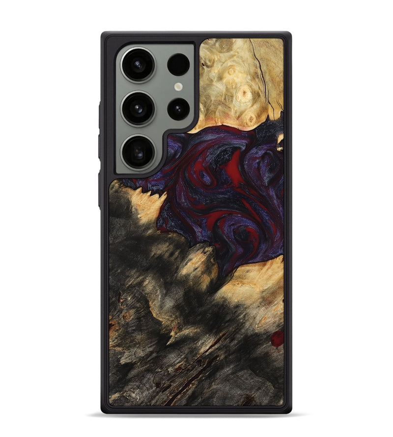 Galaxy S24 Ultra Wood Phone Case - Garnet (Red, 790233)