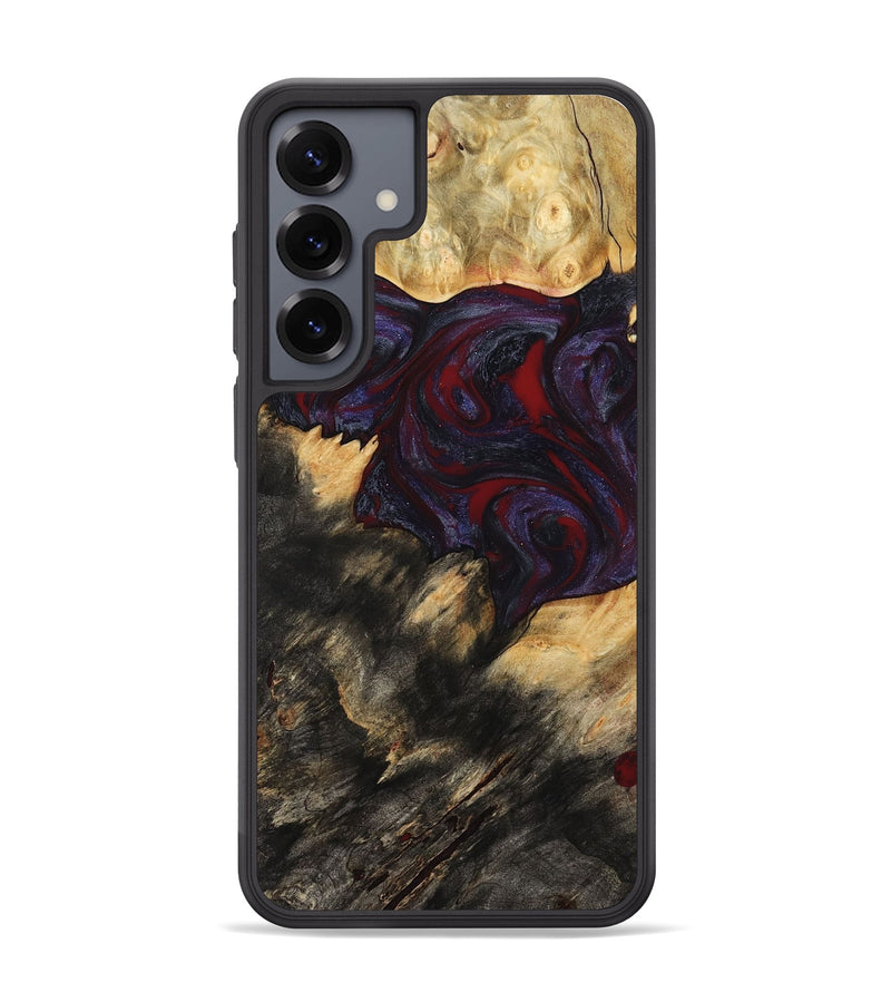 Galaxy S25 Plus Wood Phone Case - Garnet (Red, 790233)