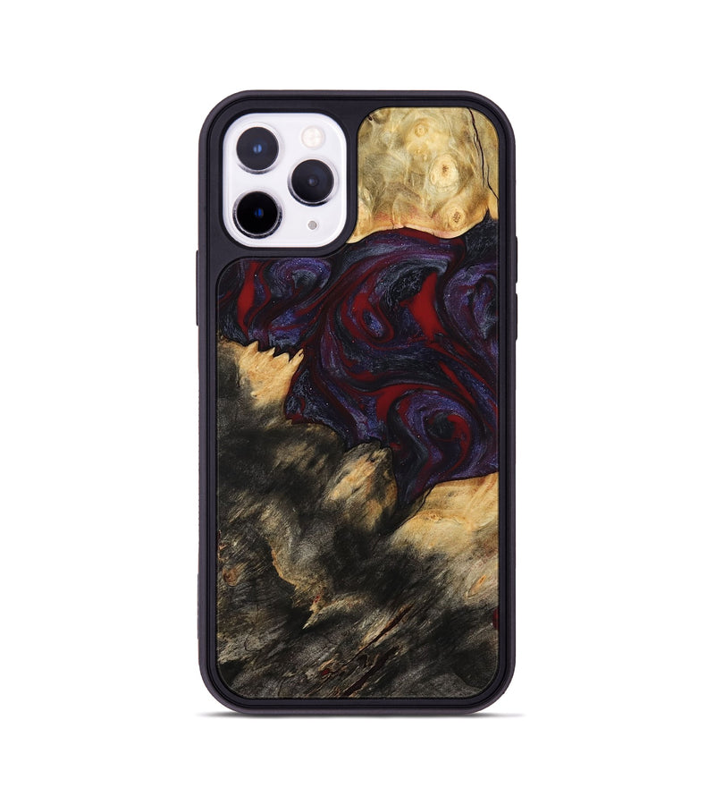 iPhone 11 Pro Wood Phone Case - Garnet (Red, 790233)