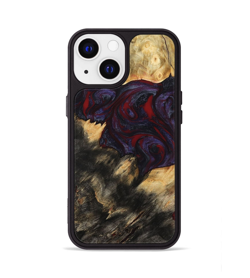 iPhone 13 Wood Phone Case - Garnet (Red, 790233)