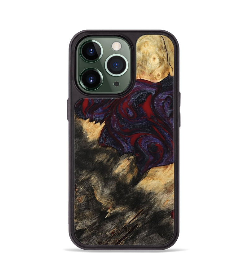 iPhone 13 Pro Wood Phone Case - Garnet (Red, 790233)