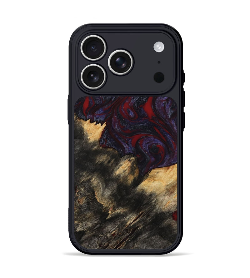 iPhone 17 Pro Wood Phone Case - Garnet (Red, 790233)
