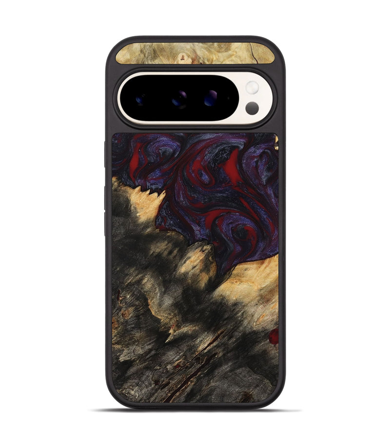 Pixel 9 Pro Wood Phone Case - Garnet (Red, 790233)