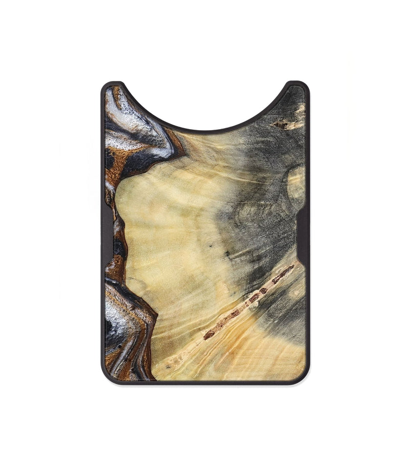 Alloy Wood Wallet - Dilan (Black & White, 790237)