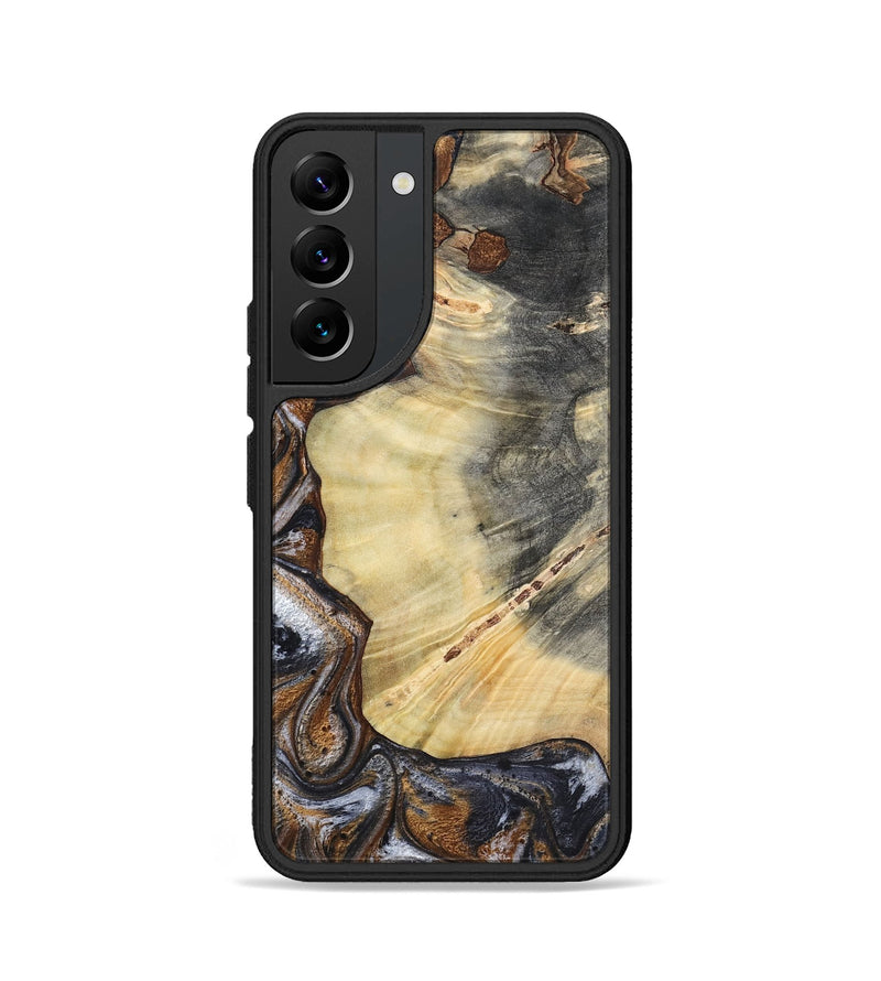 Galaxy S22 Wood Phone Case - Dilan (Black & White, 790237)