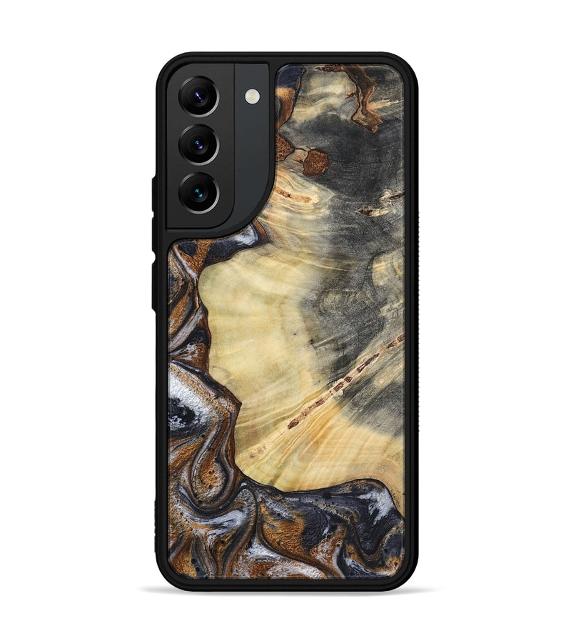 Galaxy S22 Plus Wood Phone Case - Dilan (Black & White, 790237)