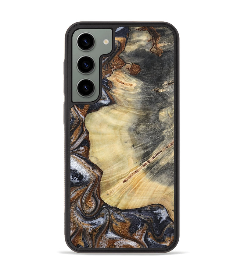 Galaxy S23 Plus Wood Phone Case - Dilan (Black & White, 790237)