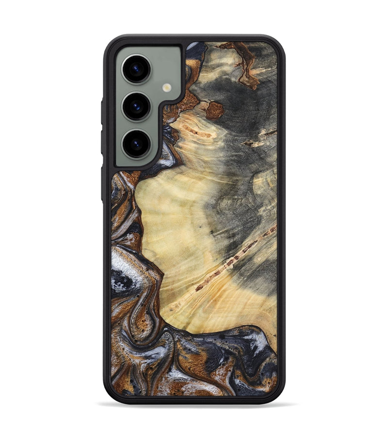 Galaxy S24 Plus Wood Phone Case - Dilan (Black & White, 790237)