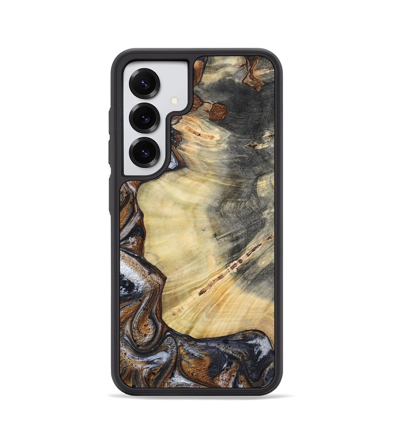 Galaxy S25 Wood Phone Case - Dilan (Black & White, 790237)