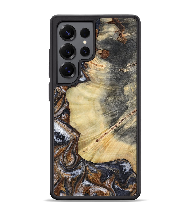 Galaxy S25 Ultra Wood Phone Case - Dilan (Black & White, 790237)