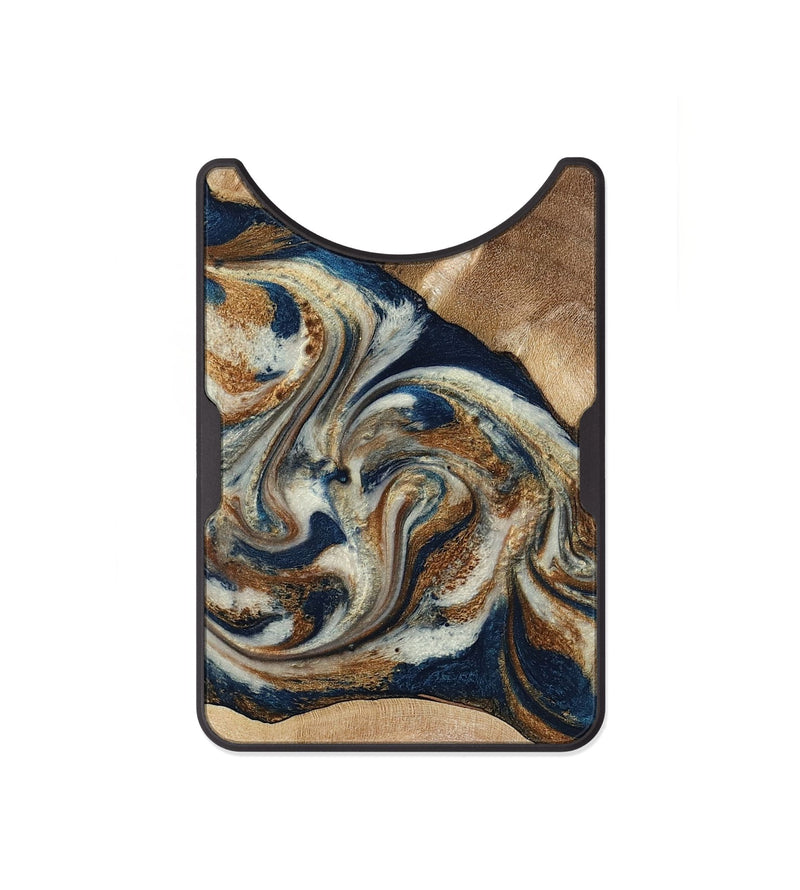 Alloy Wood Wallet - Ace (Teal & Gold, 790257)