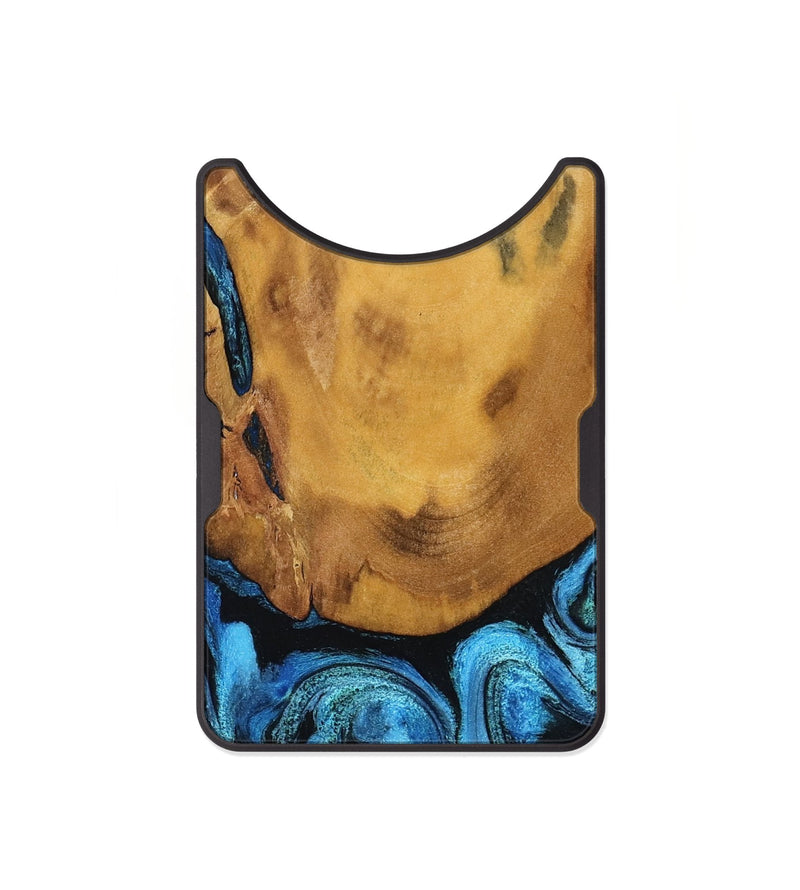 Alloy Wood Wallet - Jaleel (Blue, 790262)