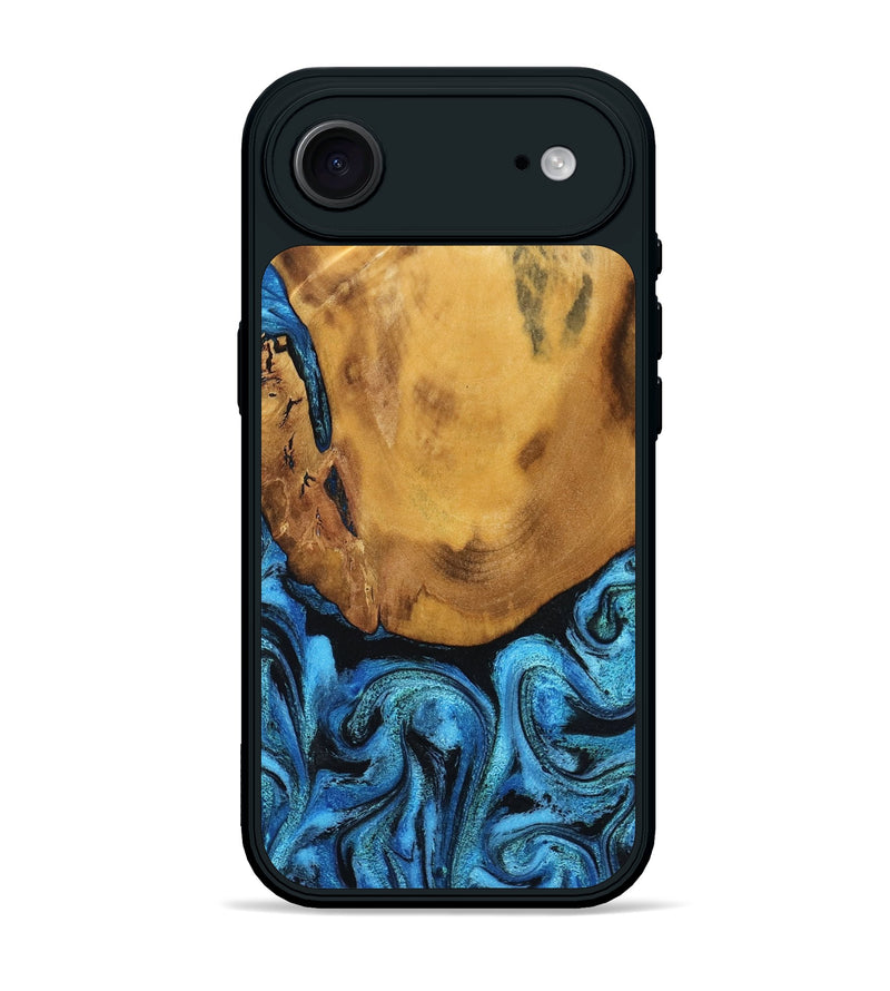 iPhone 17 Air Wood Phone Case - Jaleel (Blue, 790262)