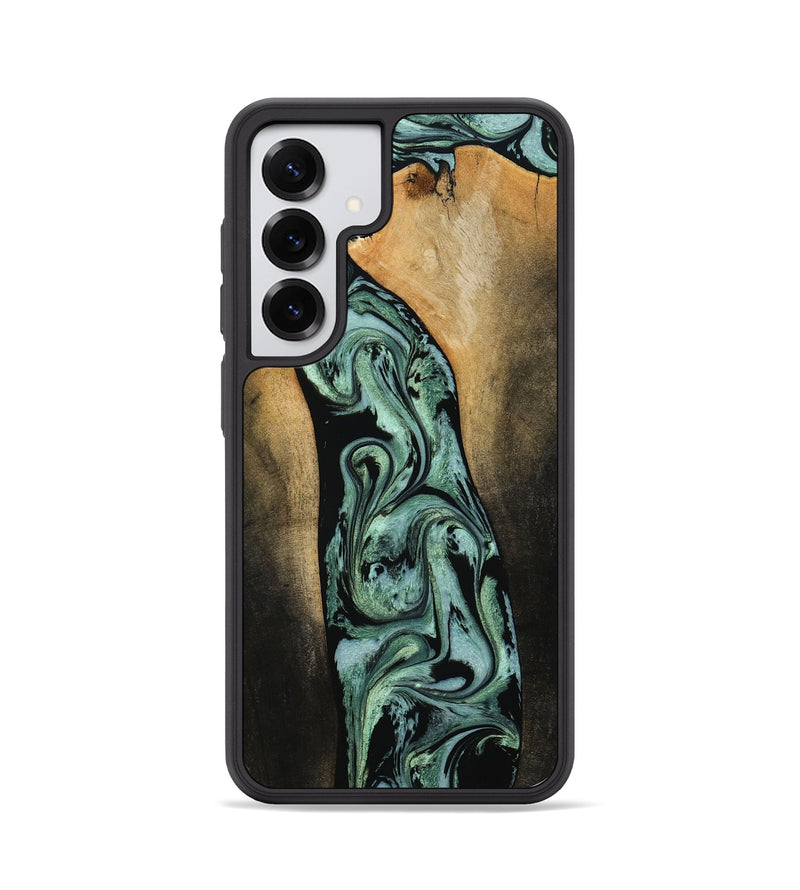 Galaxy S25 Wood Phone Case - Naomi (Green, 790269)