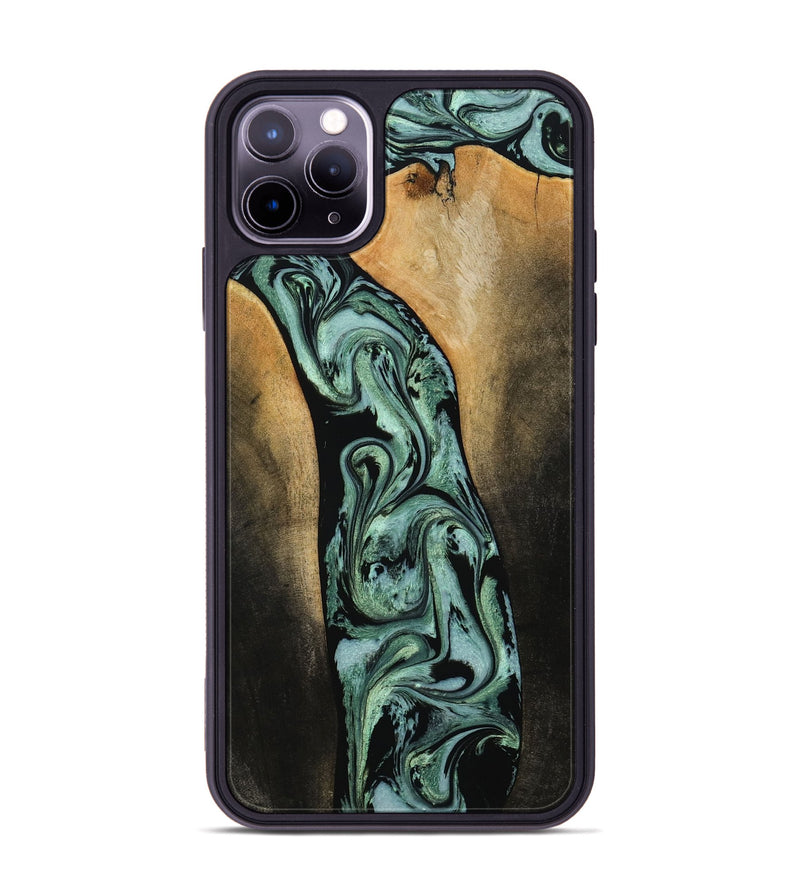 iPhone 11 Pro Max Wood Phone Case - Naomi (Green, 790269)
