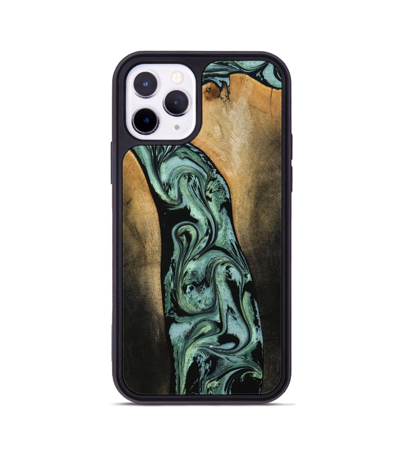 iPhone 11 Pro Wood Phone Case - Naomi (Green, 790269)