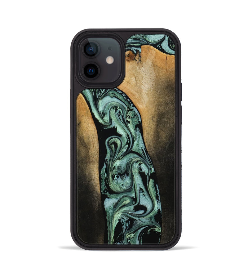 iPhone 12 Wood Phone Case - Naomi (Green, 790269)