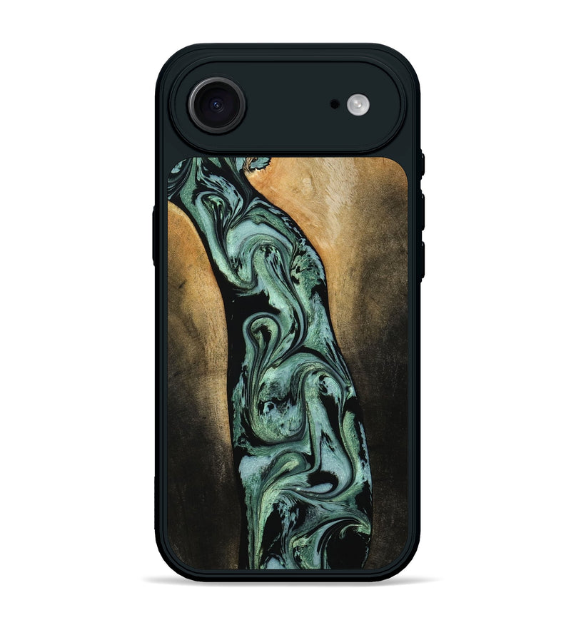 iPhone 17 Air Wood Phone Case - Naomi (Green, 790269)