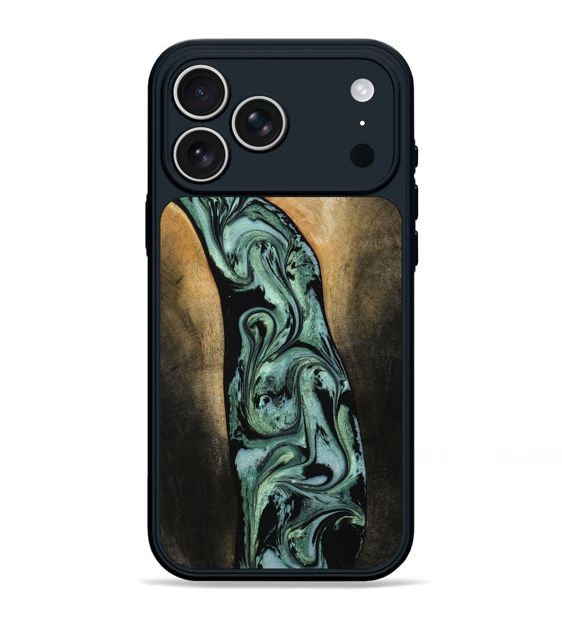 iPhone 17 Pro Max Wood Phone Case - Naomi (Green, 790269)