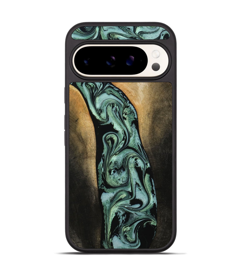 Pixel 9 Wood Phone Case - Naomi (Green, 790269)