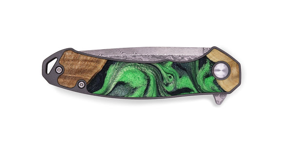EDC Wood Pocket Knife - Jaxton (Green, 790270)